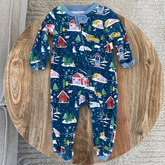 The Honest Company Other - 🟢 Honest Baby Footed Zip Up Pajama